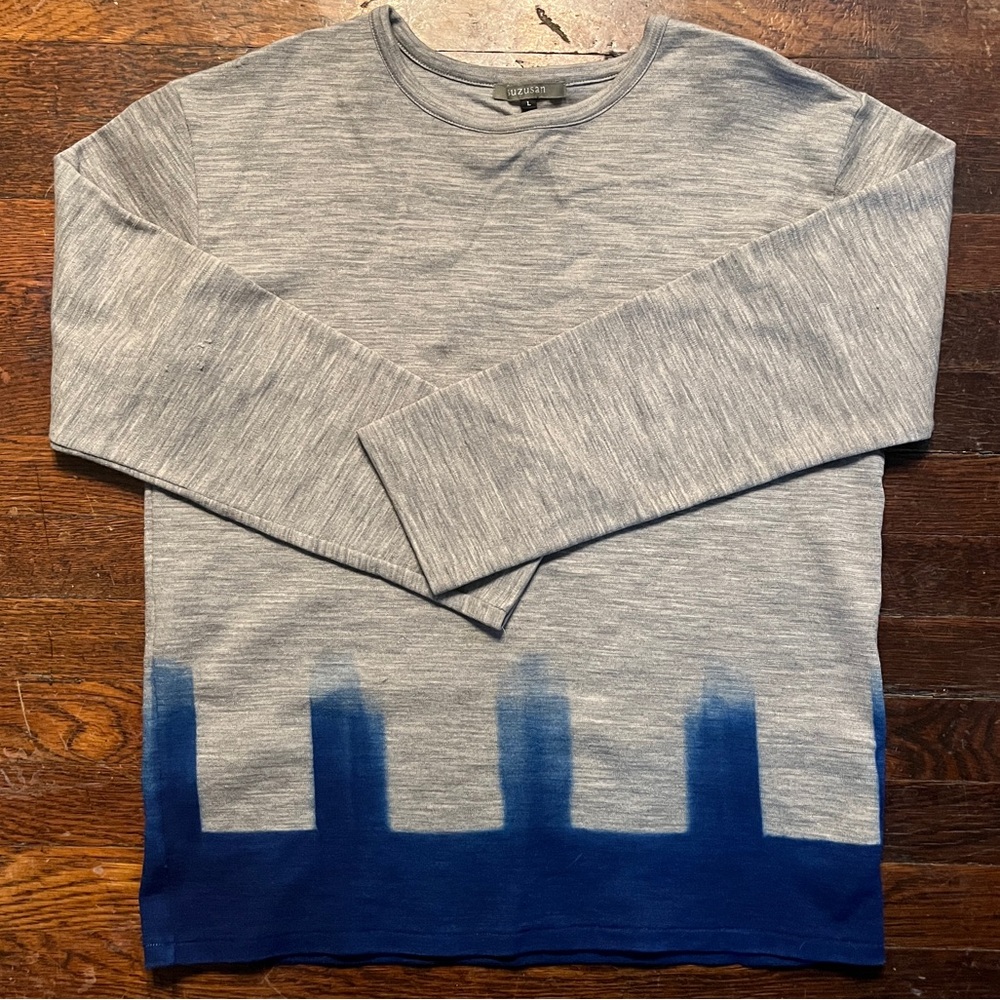 Suzusan Japanese Hand-Painted Wool Sweater